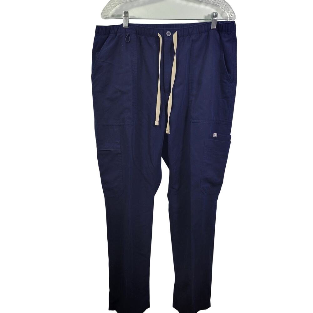 Figs Men's Navy Blue Cargo Scrub Pants Size XL 12526-1260